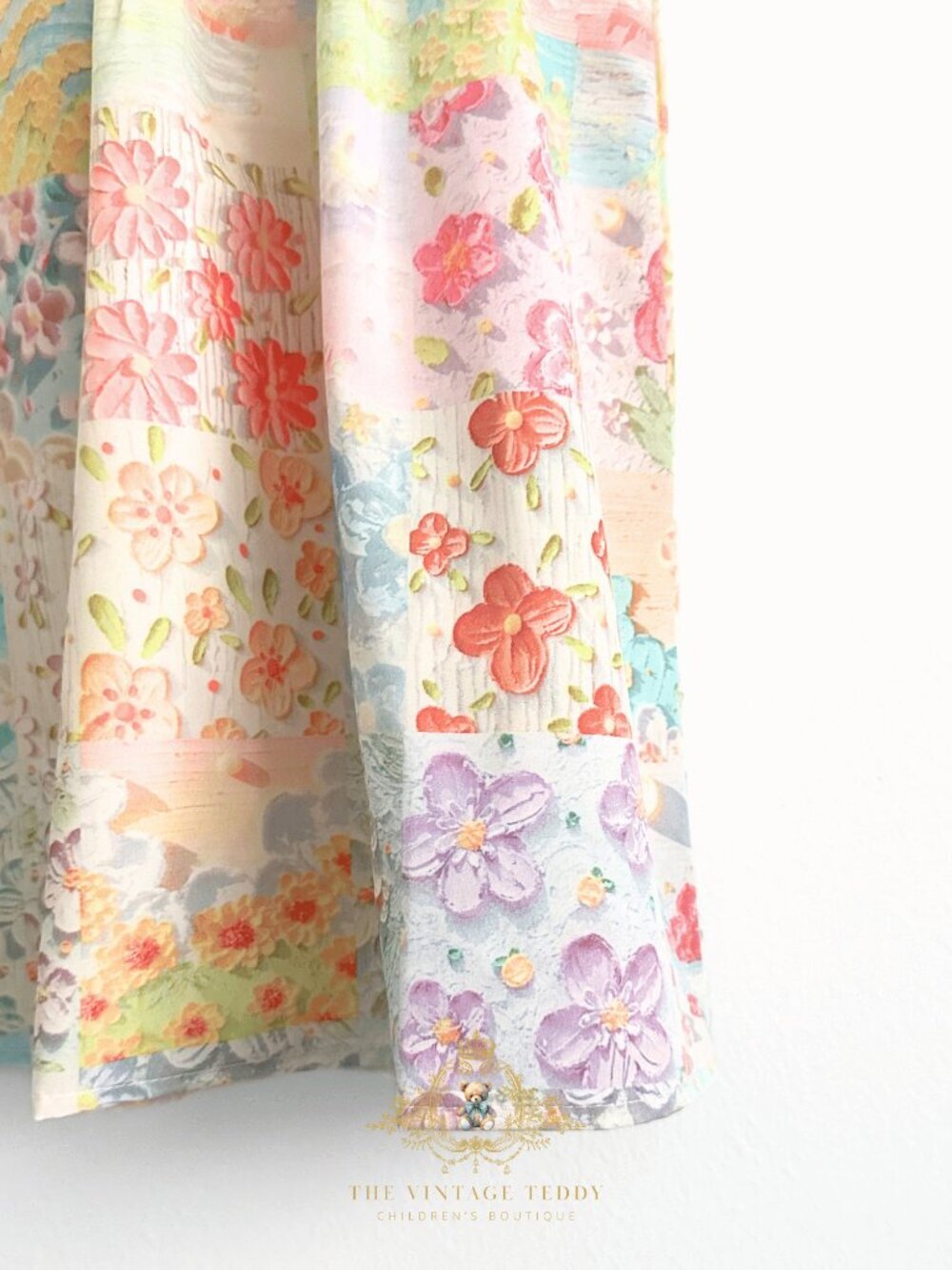 NWT Pretty Girls Floral Patchwork Dress Kids Beach Coverup Quick-Dry Summer 2-3T - Picture 3 of 3
